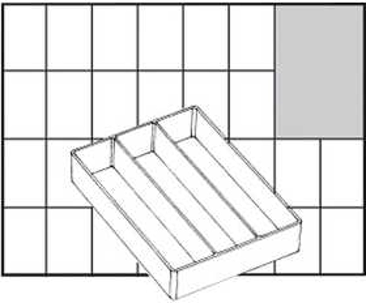 Inzet Box, afm 109x79 mm, h: 24 mm, Type A73 , 1stuk [HOB-13348]